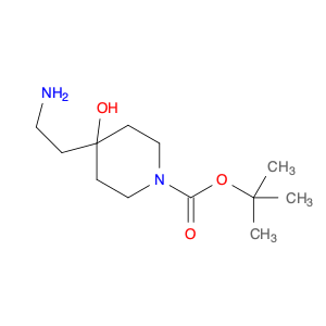 tert-Butyl 4-(2-aminoethyl)-4-hydroxypiperidine-1-carboxylate