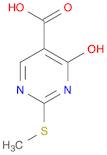 4-Hydroxy-2-(methylthio)pyrimidine-5-carboxylic acid