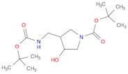 4-BOC-AMINOMETHYL-3-HYDROXY-1-N-BOC-PYRROLIDINE