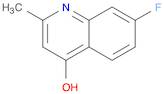 4-Quinolinol,7-fluoro-2-methyl-