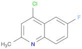 4-Chloro-6-fluoro-2-methylquinoline