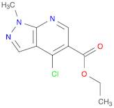 Ethyl 4-chloro-1-methyl-1H-pyrazolo[3,4-b]pyridine-5-carboxylate