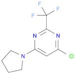 4-Chloro-6-pyrrolidin-1-yl-2-trifluoromethylpyrimidine