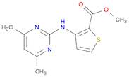 Methyl 3-((4,6-dimethylpyrimidin-2-yl)amino)thiophene-2-carboxylate