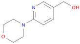 3-Pyridinemethanol,6-(4-morpholinyl)-