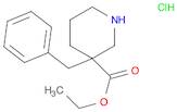 3-Benzylpiperidine-3-carboxylic acid ethyl esterhydrochloride