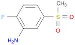 2-Fluoro-5-(methylsulfonyl)aniline