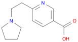 6-(2-PYRROLIDIN-1-YLETHYL)NICOTINICACID