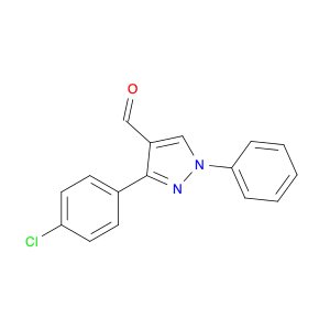 3-(4-Chlorophenyl)-1-phenyl-1H-pyrazole-4-carbaldehyde