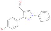 1H-Pyrazole-4-carboxaldehyde,3-(4-bromophenyl)-1-phenyl-