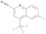 6-Fluoro-4-(trifluoromethyl)quinoline-2-carbonitrile