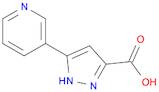 3-(Pyridin-3-yl)-1H-pyrazole-5-carboxylic acid