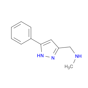 N-Methyl-1-(5-phenyl-1H-pyrazol-3-yl)methanamine