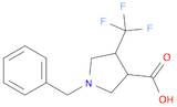 1-Benzyl-4-(trifluoromethyl)pyrrolidine-3-carboxylic acid