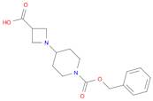 1-(1-((Benzyloxy)carbonyl)piperidin-4-yl)azetidine-3-carboxylic acid