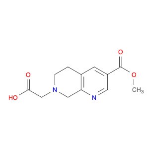 2-(3-(Methoxycarbonyl)-5,6-dihydro-1,7-naphthyridin-7(8H)-yl)acetic acid