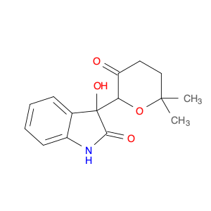 3-(6,6-DIMETHYL-3-OXOTETRAHYDRO-2H-PYRAN-2-YL)-3-HYDROXY-1,3-DIHYDRO-2H-INDOL-2-ONE