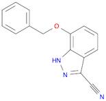 7-(Benzyloxy)-1H-indazole-3-carbonitrile