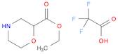 Ethyl morpholine-2-carboxylate 2,2,2-trifluoroacetate