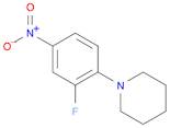 Piperidine, 1-(2-fluoro-4-nitrophenyl)-