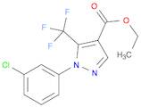 Ethyl 1-(3-chlorophenyl)-5-(trifluoromethyl)-1H-pyrazole-4-carboxylate