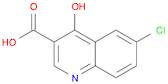 6-Chloro-4-hydroxyquinoline-3-carboxylic acid