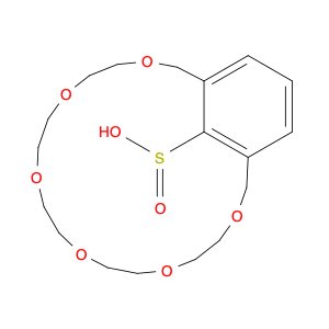 3,6,9,12,15,18-Hexaoxabicyclo[18.3.1]tetracosa-1(24),20,22-triene-24-sulfinic acid