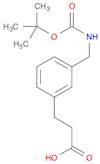 3-(3-(((tert-Butoxycarbonyl)amino)methyl)phenyl)propanoic acid