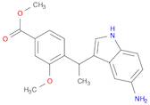 Methyl 4-(1-(5-amino-1H-indol-3-yl)ethyl)-3-methoxybenzoate