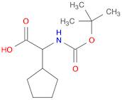 2-((tert-Butoxycarbonyl)amino)-2-cyclopentylacetic acid