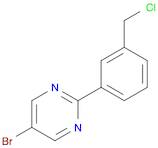 5-Bromo-2-(3-(chloromethyl)phenyl)pyrimidine