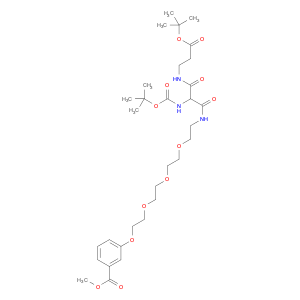 TERT-BUTYL 14-(N-BOC-AMINO)-1-[3-(METHOXYCARBONYL)PHENOXY]-13,15-DIOXO-3,6,9-TRIOXA- 12,16-DIAZANO…