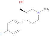 ((3R,4S)-rel-4-(4-Fluorophenyl)-1-methylpiperidin-3-yl)methanol