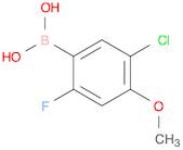 (5-Chloro-2-fluoro-4-methoxyphenyl)boronic acid