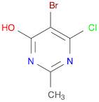 5-Bromo-6-chloro-2-methylpyrimidin-4-ol