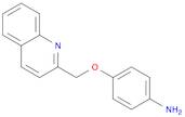 Benzenamine, 4-(2-quinolinylmethoxy)-