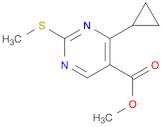 Methyl 4-cyclopropyl-2-(methylthio)pyrimidine-5-carboxylate