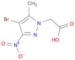 (4-bromo-5-methyl-3-nitro-1H-pyrazol-1-yl)acetic acid