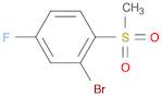 2-Bromo-4-fluoro-1-(methylsulfonyl)benzene