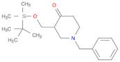 4-Piperidinone,3-[[[(1,1-dimethylethyl)dimethylsilyl]oxy]methyl]-1-(phenylmethyl)-