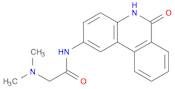 Acetamide, N-(5,6-dihydro-6-oxo-2-phenanthridinyl)-2-(dimethylamino)-