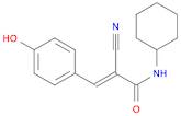 (2E)-2-CYANO-N-CYCLOHEXYL-3-(4-HYDROXYPHENYL)ACRYLAMIDE