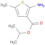 3-Thiophenecarboxylicacid, 2-amino-5-methyl-, 1-methylethyl ester