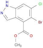 Methyl 5-bromo-6-chloro-1H-indazole-4-carboxylate