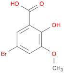 5-Bromo-2-hydroxy-3-methoxybenzoic acid