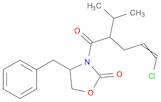 4-BENZYL-3-(5-CHLORO-2-ISOPROPYL-PENT-4-ENOYL)-OXAZOLIDIN-2-ONE