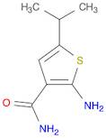 2-Amino-5-isopropylthiophene-3-carboxamide