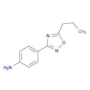 4-(5-Propyl-1,2,4-oxadiazol-3-yl)aniline