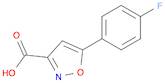 5-(4-FLUORO-PHENYL)-ISOXAZOLE-3-CARBOXYLIC ACID