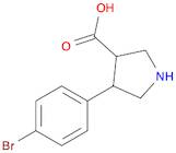 (3S,4R)-4-(4-BROMOPHENYL)PYRROLIDINE-3-CARBOXYLIC ACID